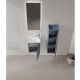 HANAH HOME Kupatilski ormarić sa umivaonikom i ogledalom (2 komada) Ferla 40 328 - slika 2
