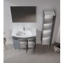 HANAH HOME Kupatilski ormarić sa umivaonikom i ogledalom (2 komada) Purus 100 475 - slika 2