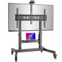 ONKRON Mobile TV Stand Rolling TV Cart for 50 to 100-Inch Screens up to 120 kg, black - slika 3