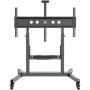 ONKRON Mobile TV Stand Rolling TV Cart for 50 to 100-Inch Screens up to 120 kg, black - slika 1