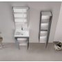 HANAH HOME Kupatilski ormarić sa umivaonikom i ogledalom (2 komada) Desna 60 955 - slika 2