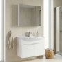 HANAH HOME Kupatilski ormarić sa umivaonikom i ogledalom (2 komada) Purus 80 344 - slika 1