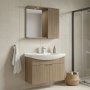 HANAH HOME Kupatilski ormarić sa umivaonikom i ogledalom (2 komada) Purus 80 993 - slika 1