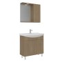 HANAH HOME Kupatilski ormarić sa umivaonikom i ogledalom (2 komada) Purus 80 440 - slika 3