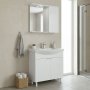 HANAH HOME Kupatilski ormarić sa umivaonikom i ogledalom (2 komada) Purus 80 964 - slika 1