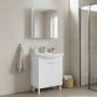 HANAH HOME Kupatilski ormarić sa umivaonikom i ogledalom (2 komada) Purus 65 482 - slika 1