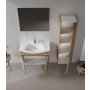 HANAH HOME Kupatilski ormarić sa umivaonikom i ogledalom (2 komada) Purus 80 324 - slika 2