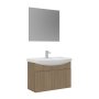 HANAH HOME Kupatilski ormarić sa umivaonikom i ogledalom (2 komada) Purus 80 324 - slika 3