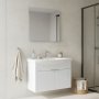 HANAH HOME Kupatilski ormarić sa umivaonikom i ogledalom (2 komada) Purus 80 326 - slika 1