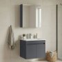 HANAH HOME Kupatilski ormarić sa umivaonikom i ogledalom (2 komada) Side 65 v2 786 - slika 1