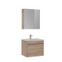 HANAH HOME Kupatilski ormarić sa umivaonikom i ogledalom (2 komada) Side 65 v2 780 - slika 3