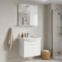 HANAH HOME Kupatilski ormarić sa umivaonikom i ogledalom (2 komada) Purus 65 972 - slika 1