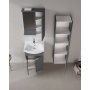 HANAH HOME Kupatilski ormarić sa umivaonikom i ogledalom (2 komada) Purus 55 436 - slika 2