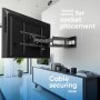 ONKRON Full Motion TV Wall Mount for 42'' to 110-inch Screens up to 100 kg, Black - slika 2
