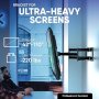 ONKRON Full Motion TV Wall Mount for 42'' to 110-inch Screens up to 100 kg, Black - slika 3