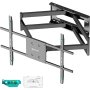 ONKRON Full Motion TV Wall Mount for 42'' to 110-inch Screens up to 100 kg, Black - slika 1