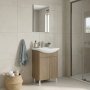 HANAH HOME Kupatilski ormarić sa umivaonikom i ogledalom (2 komada) Purus 55 465 - slika 1