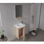 HANAH HOME Kupatilski ormarić sa umivaonikom i ogledalom (2 komada) Conza 45 157 - slika 3