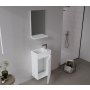 HANAH HOME Kupatilski ormarić sa umivaonikom i ogledalom (2 komada) Conza 45 383 - slika 3
