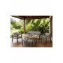 HANAH HOME Baštenske garniture Leo 3+1+1+2 Grey - slika 1