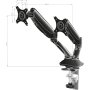LIYAMA DS3002C-B1 - Mounting kitfor 2 monitors (adjustable arm) black screen size: 10''-27'' desk-mountable - slika 4