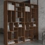 HANAH HOME Polica za knjige Nicola Antique Walnut - slika 4
