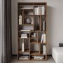 HANAH HOME Polica za knjige Nicola Antique Walnut - slika 1