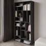 HANAH HOME Polica za knjige Nicola Anthracite - slika 3