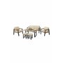 HANAH HOME Baštenske garniture Leo 3+1+1+2 Beige - slika 2