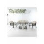 HANAH HOME Baštenske garniture Lilyum 3+1+1+2 Cream - slika 2