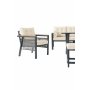 HANAH HOME Baštenske garniture Lilyum 3+1+1+2 Cream - slika 4