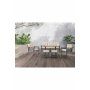 HANAH HOME Baštenske garniture Lilyum 3+1+1+2 Cream - slika 1