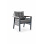 HANAH HOME Baštenska garnitura Lilyum 3+1+1+2 Grey - slika 4