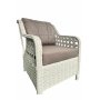 HANAH HOME Baštenska garnitura Rondi Milky Brown - slika 3
