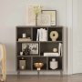HANAH HOME Polica za knjige Bristol Anthracite - slika 3