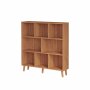 HANAH HOME Polica za knjige Bristol Dark Bamboo - slika 4