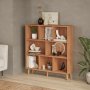 HANAH HOME Polica za knjige Bristol Dark Bamboo - slika 1