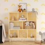 HANAH HOME Polica za knjige Bristol Maple - slika 2