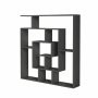HANAH HOME Polica za knjige Granada Anthracite - slika 4