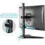 ONKRON Monitor Stand for 13 to 34-Inch LCD LED OLED Screens up to 8 kg, Black - slika 3