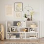 HANAH HOME Polica za knjige Aruba White Anthracite - slika 2