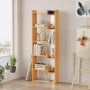 HANAH HOME Polica za knjige Palermo Natural White - slika 3