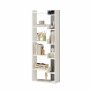HANAH HOME Polica za knjige Palermo White Anthracite - slika 5