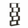 HANAH HOME Polica za knjige Santorini Black - slika 4