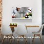 ONKRON Fixed TV Wall Mount for 32 to 65-inch Flat Panel TVs Digital Panels 56,8 kg, Black - slika 3