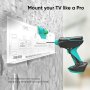 ONKRON Fixed TV Wall Mount for 32 to 65-inch Flat Panel TVs Digital Panels 56,8 kg, Black - slika 5