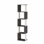 HANAH HOME Polica za knjige Milan Anthracite White - slika 3