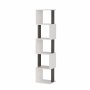 HANAH HOME Polica za knjige Milan White Anthracite - slika 4