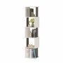 HANAH HOME Polica za knjige Milan White Anthracite - slika 5