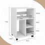HANAH HOME Polica za knjige Cuup Black - slika 4